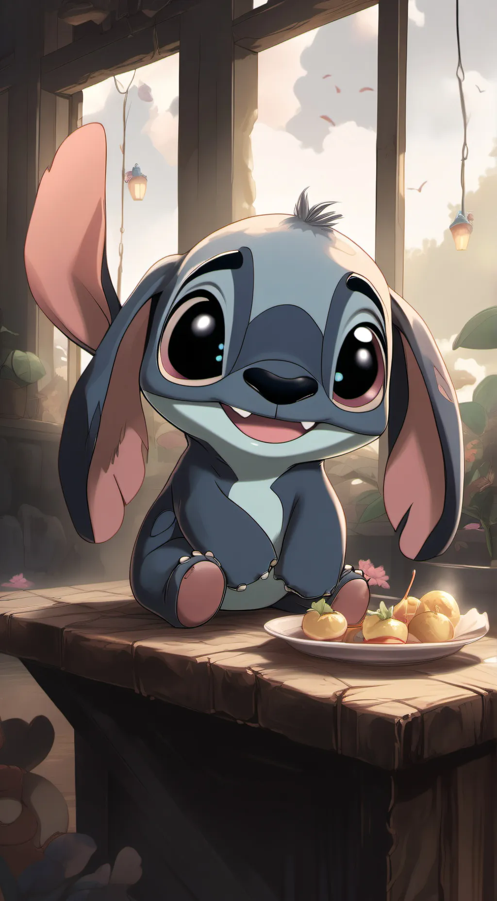 ai character: Stichey background