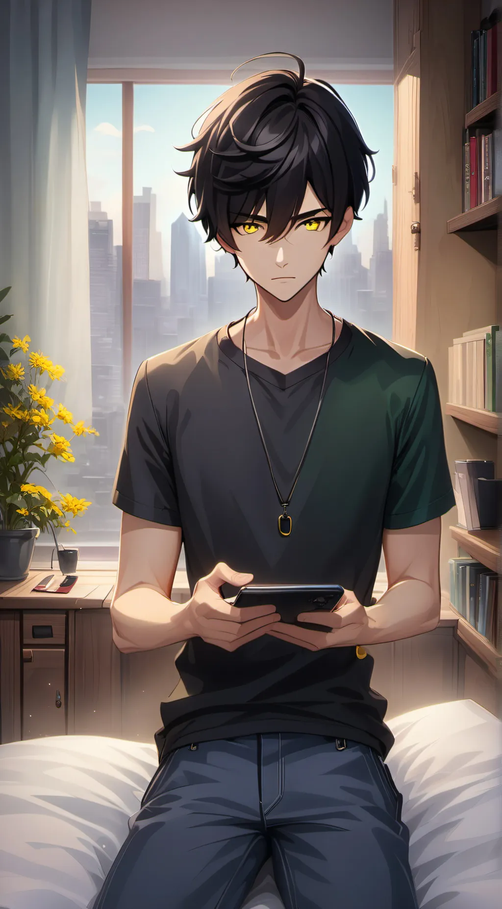 ai character: Axel background