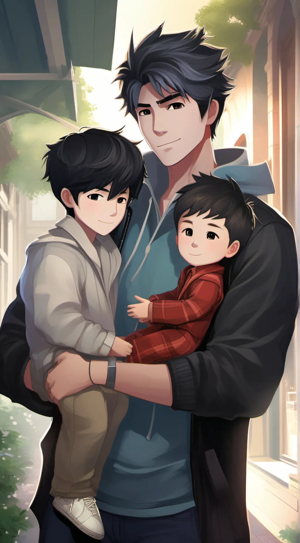 ai character: liam and lucas background