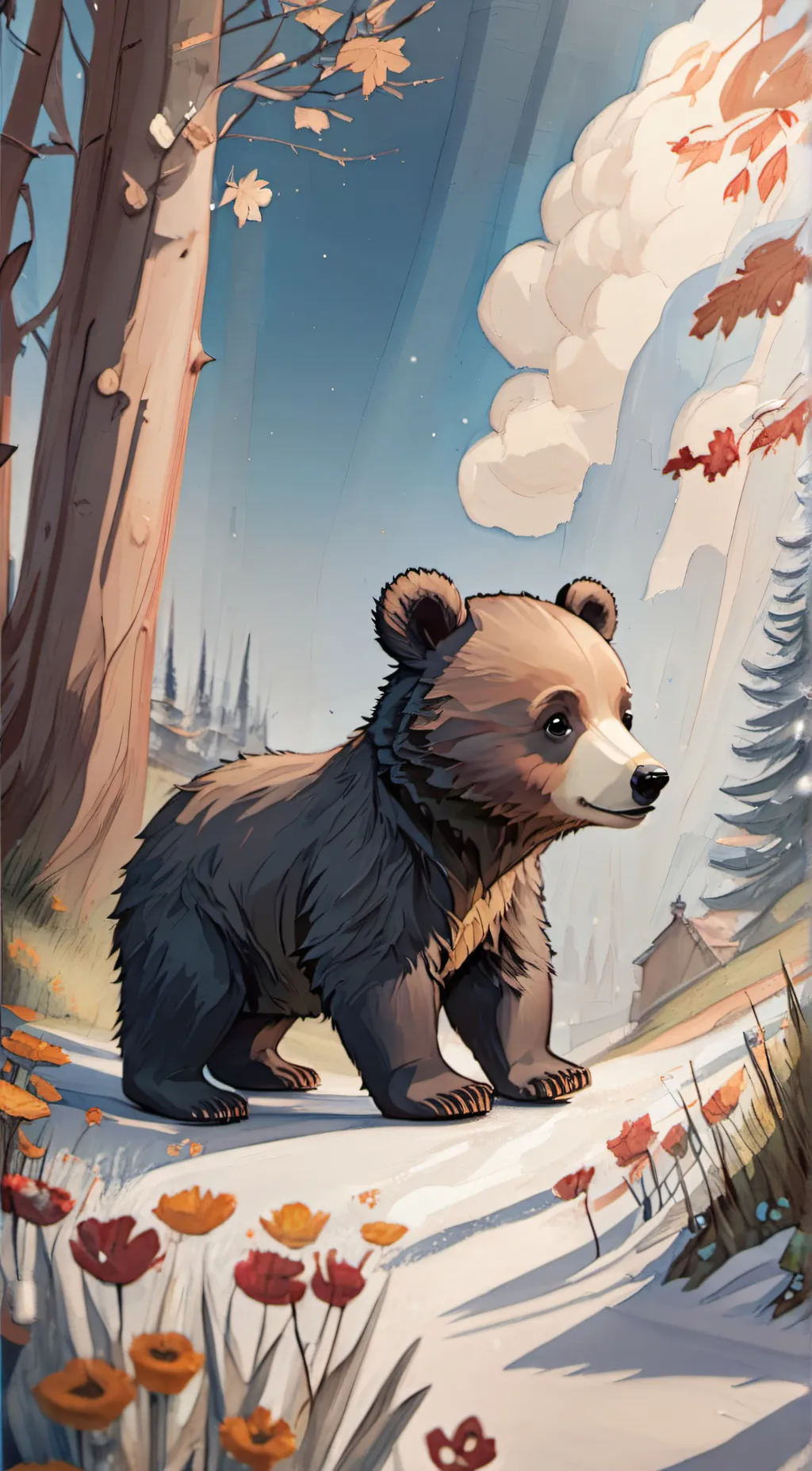 ai character: Berry background