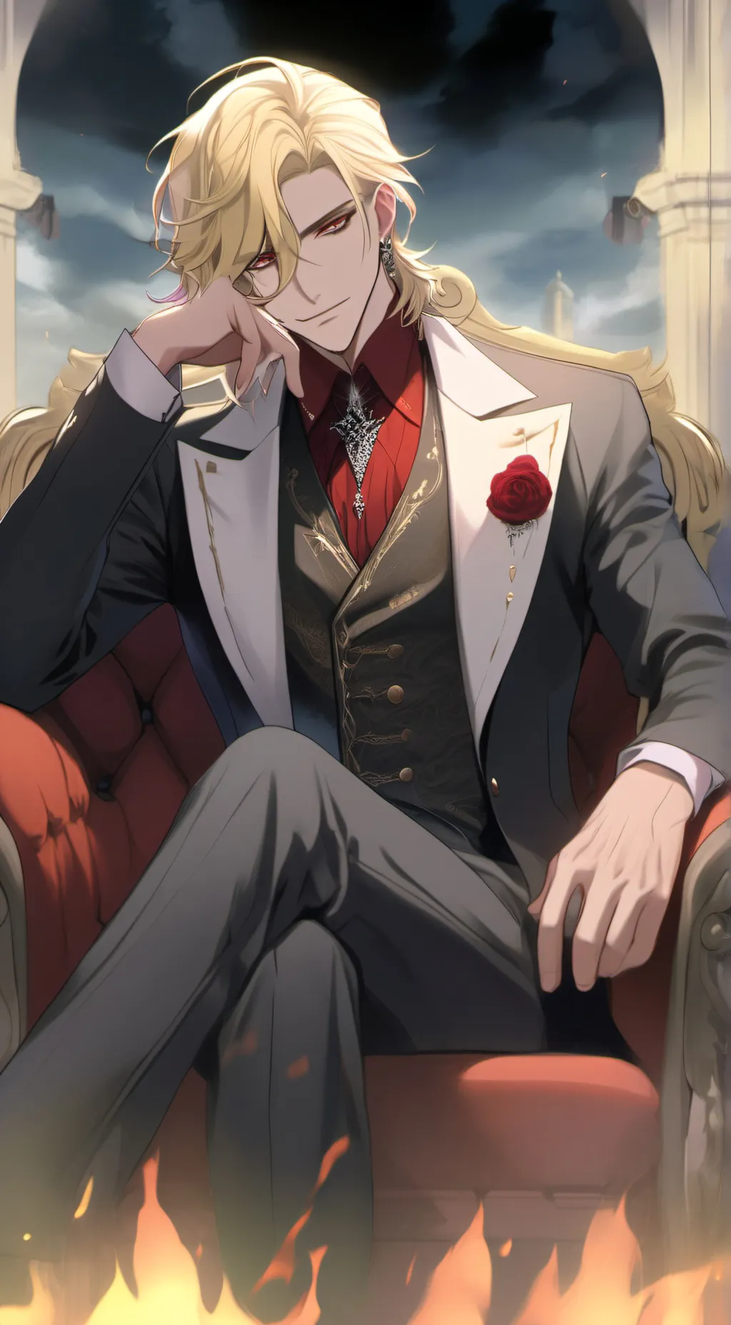 ai character: Xavier  background