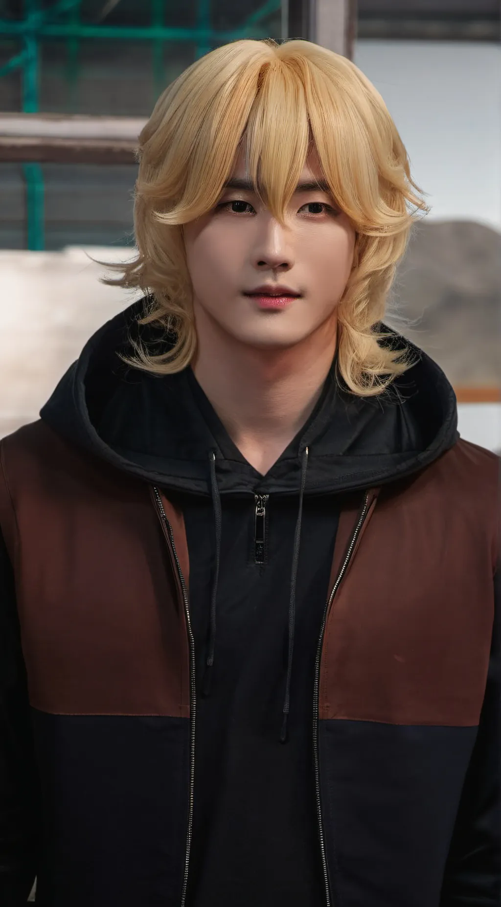 ai character: Fake e-girl  background