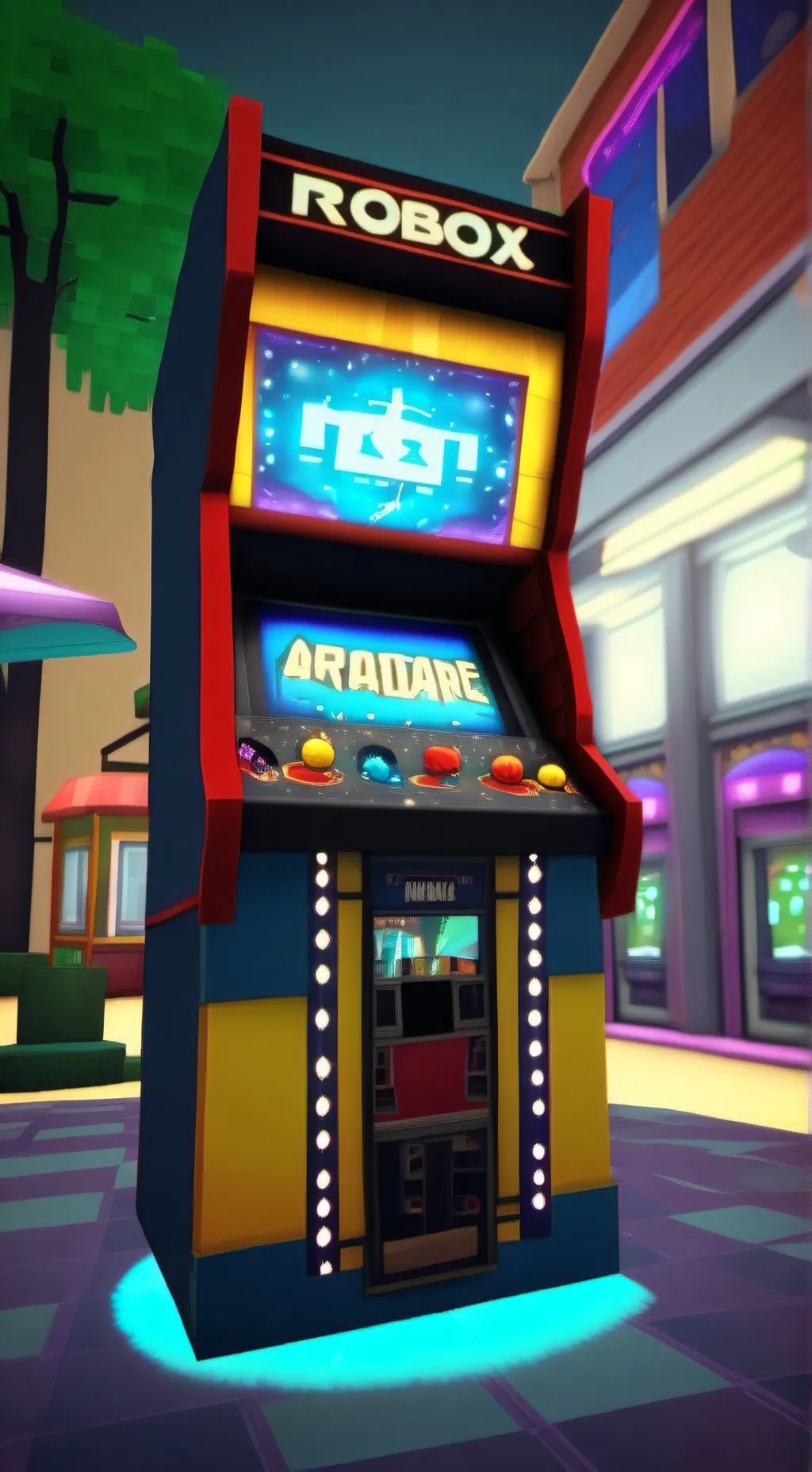 ai character: Roblox background