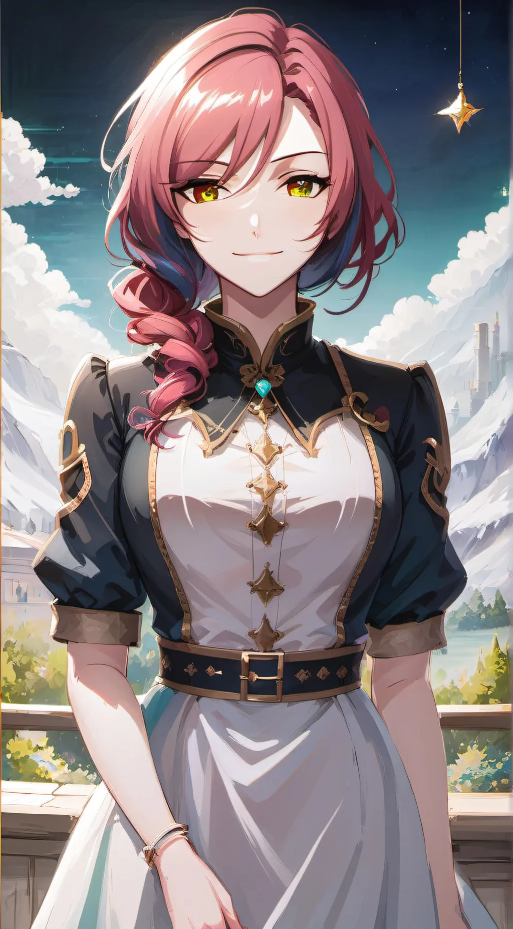 ai character: Luna background