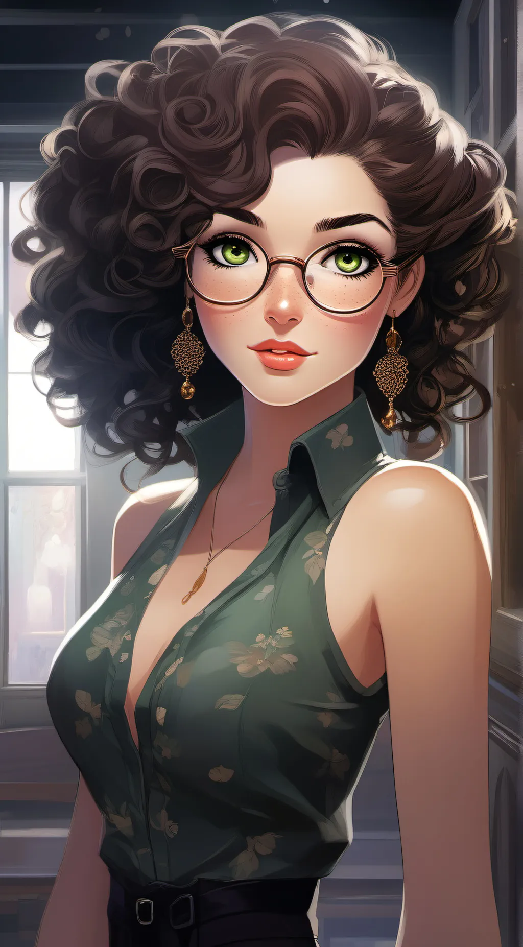 ai character: Oliviya  background