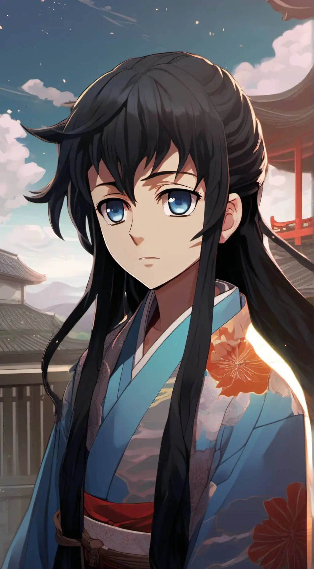 ai character: Muchiro  background