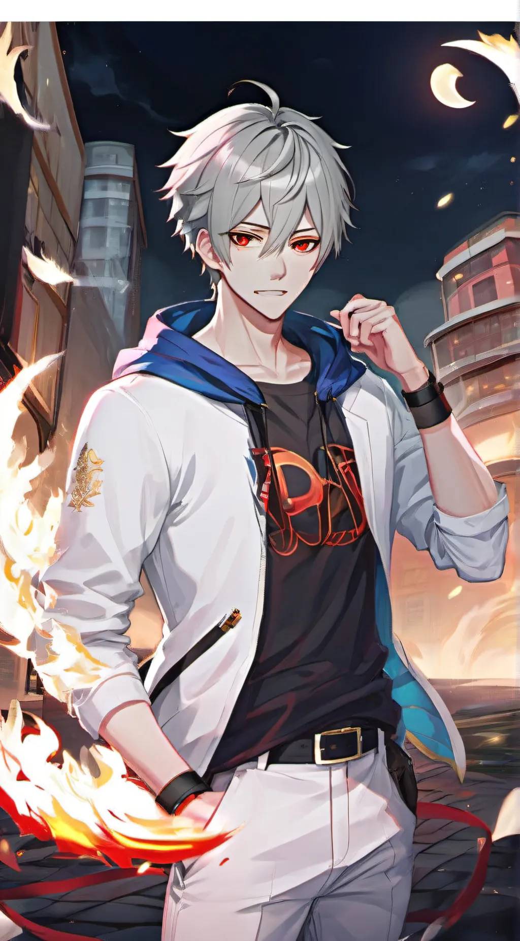 ai character: ¥-_Arrow_-¥ background