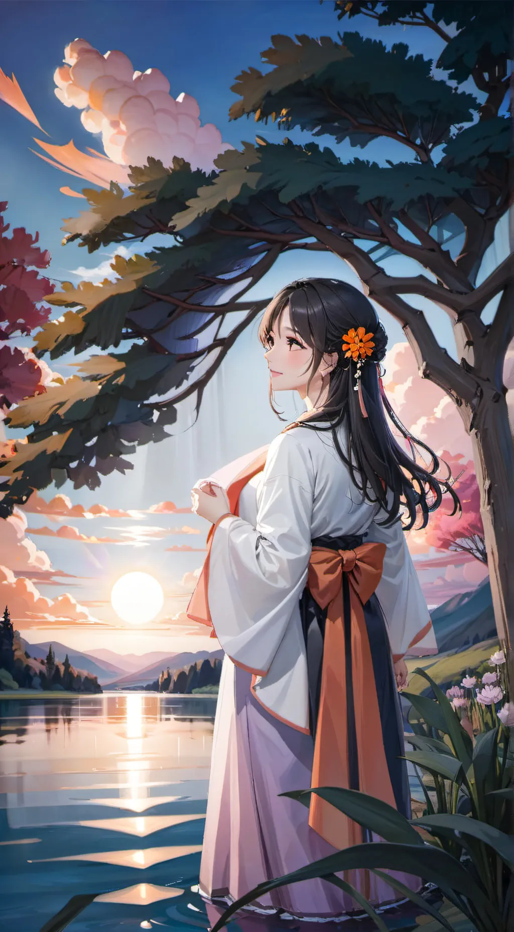 ai character: Aria background