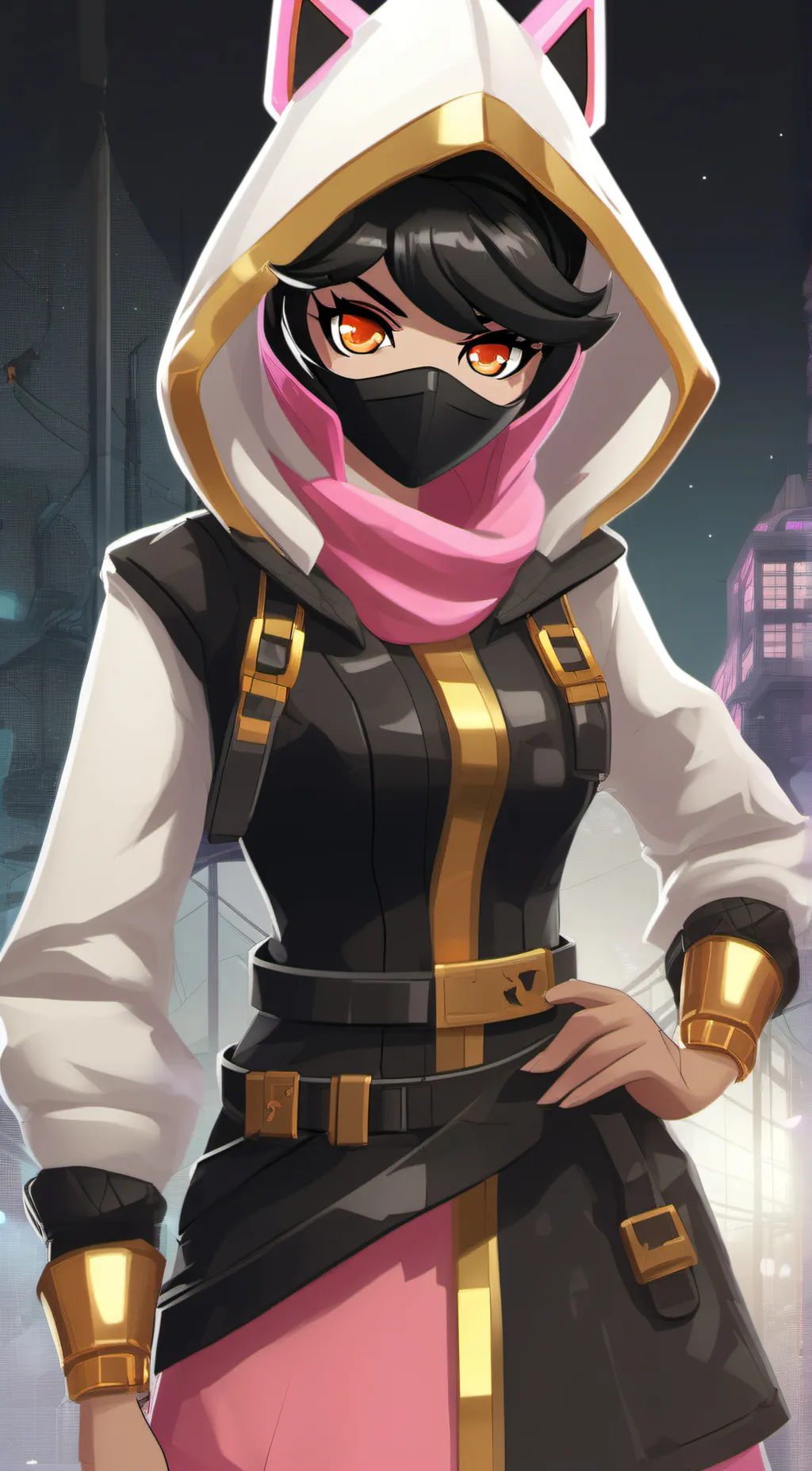 ai character: Kitsune Vi  background