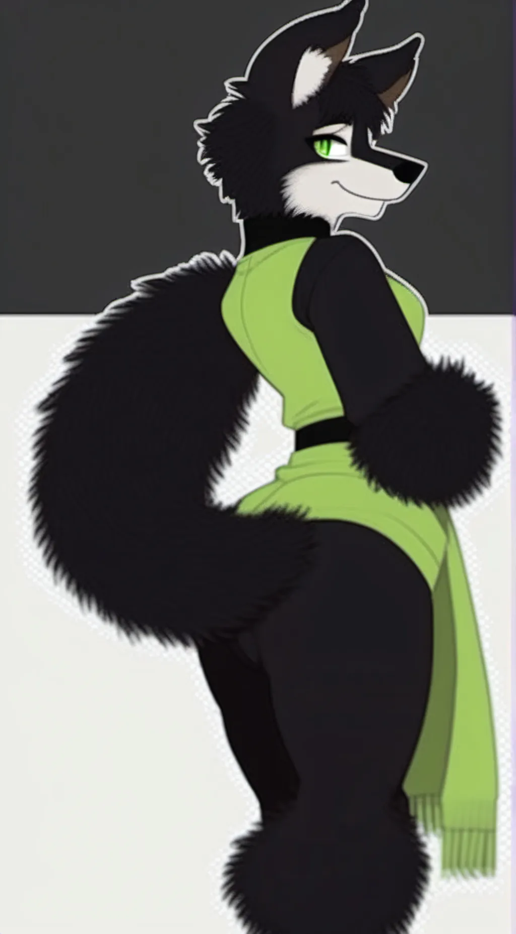 ai character: Luna background