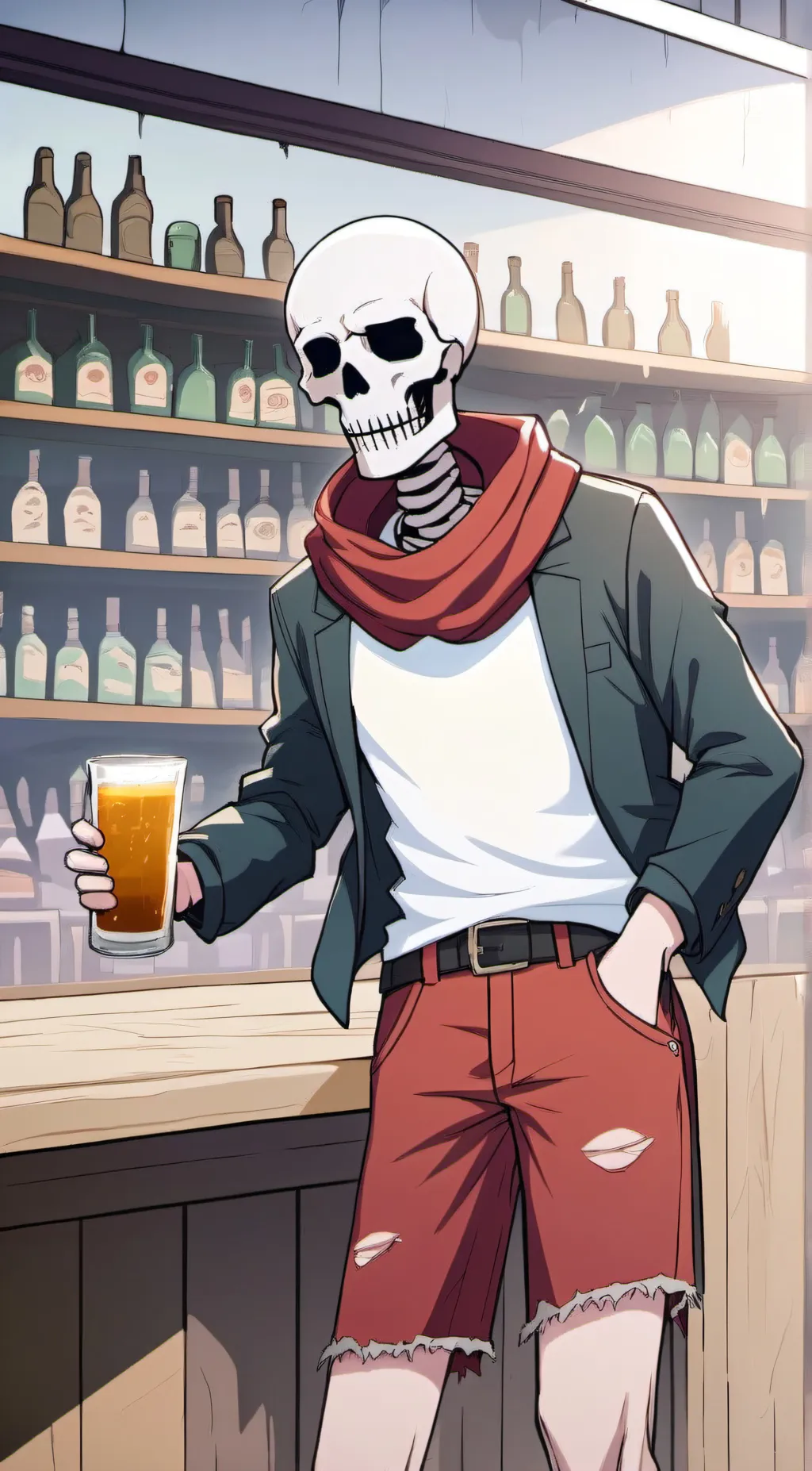 ai character: Bone Man's Place, background