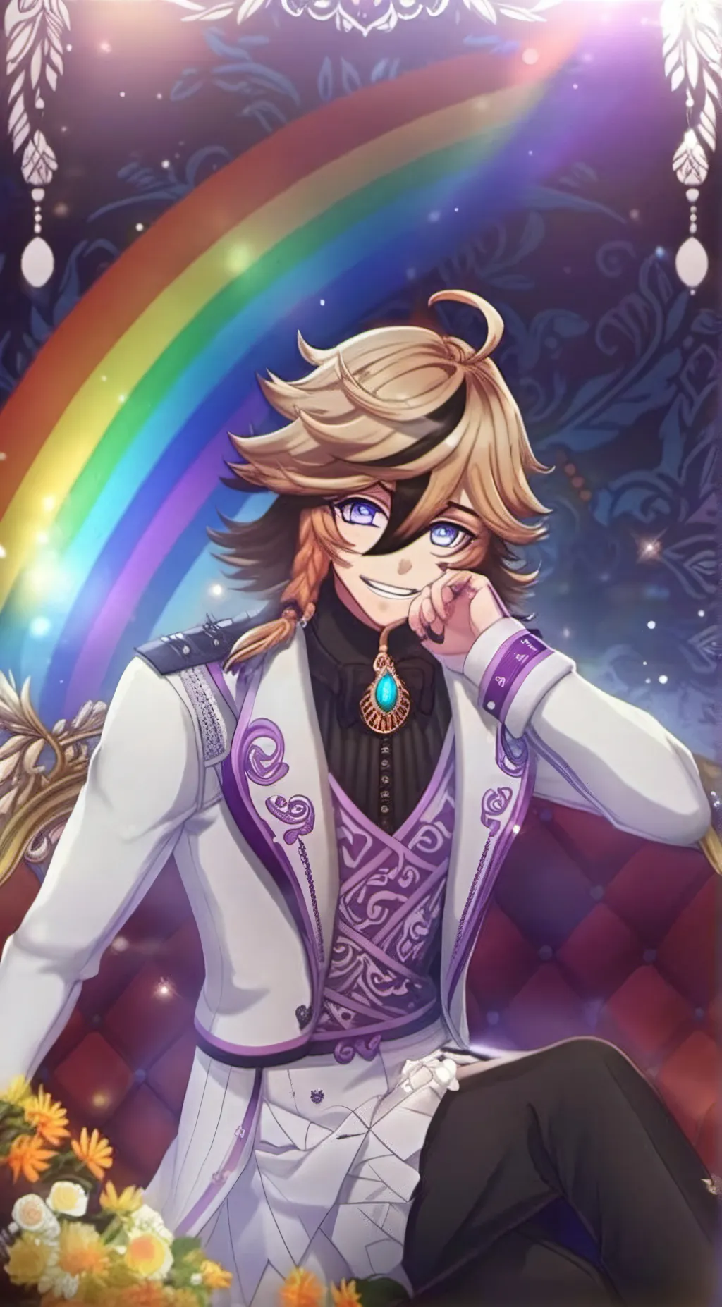 ai character: Douma  background