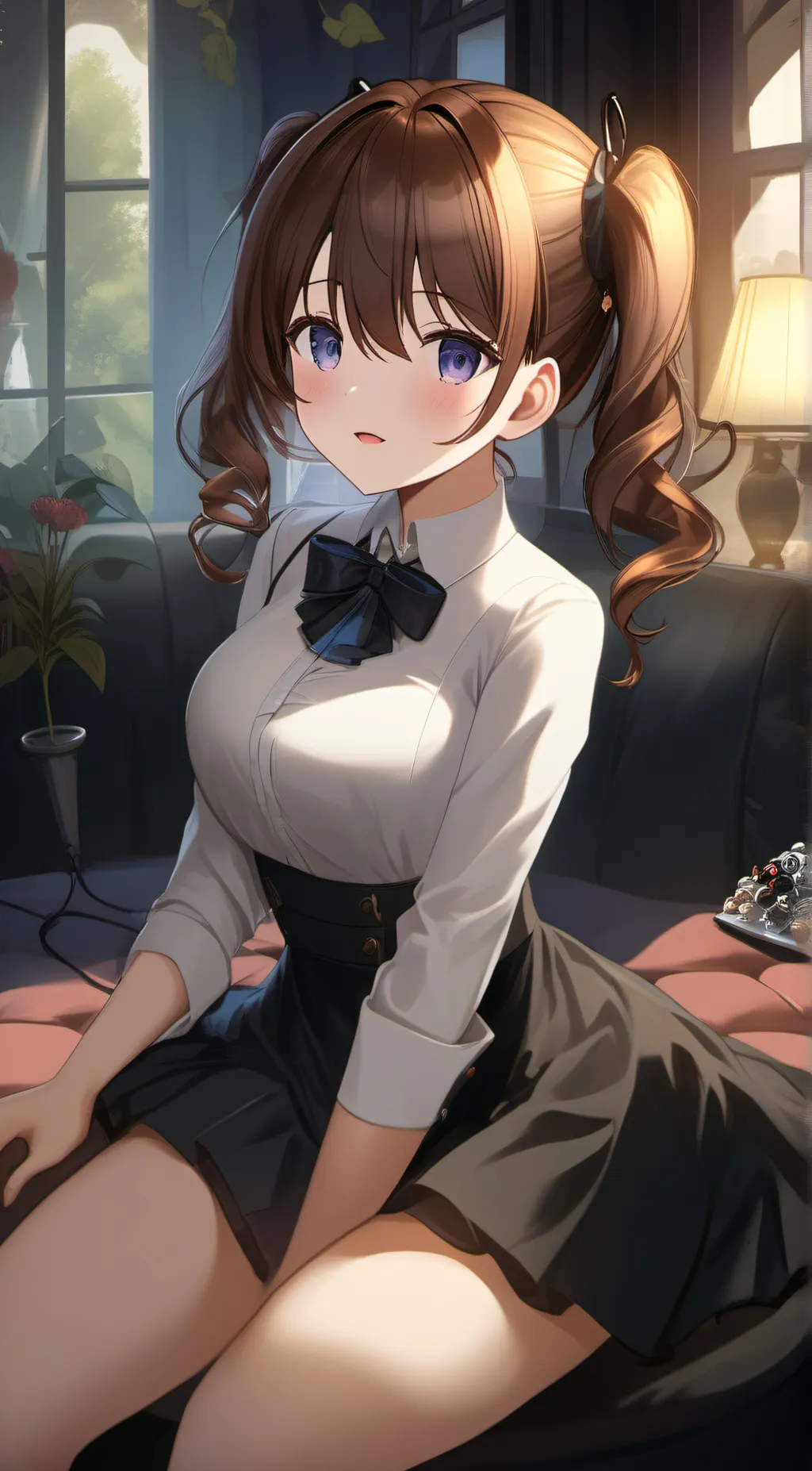 ai character: olivea background