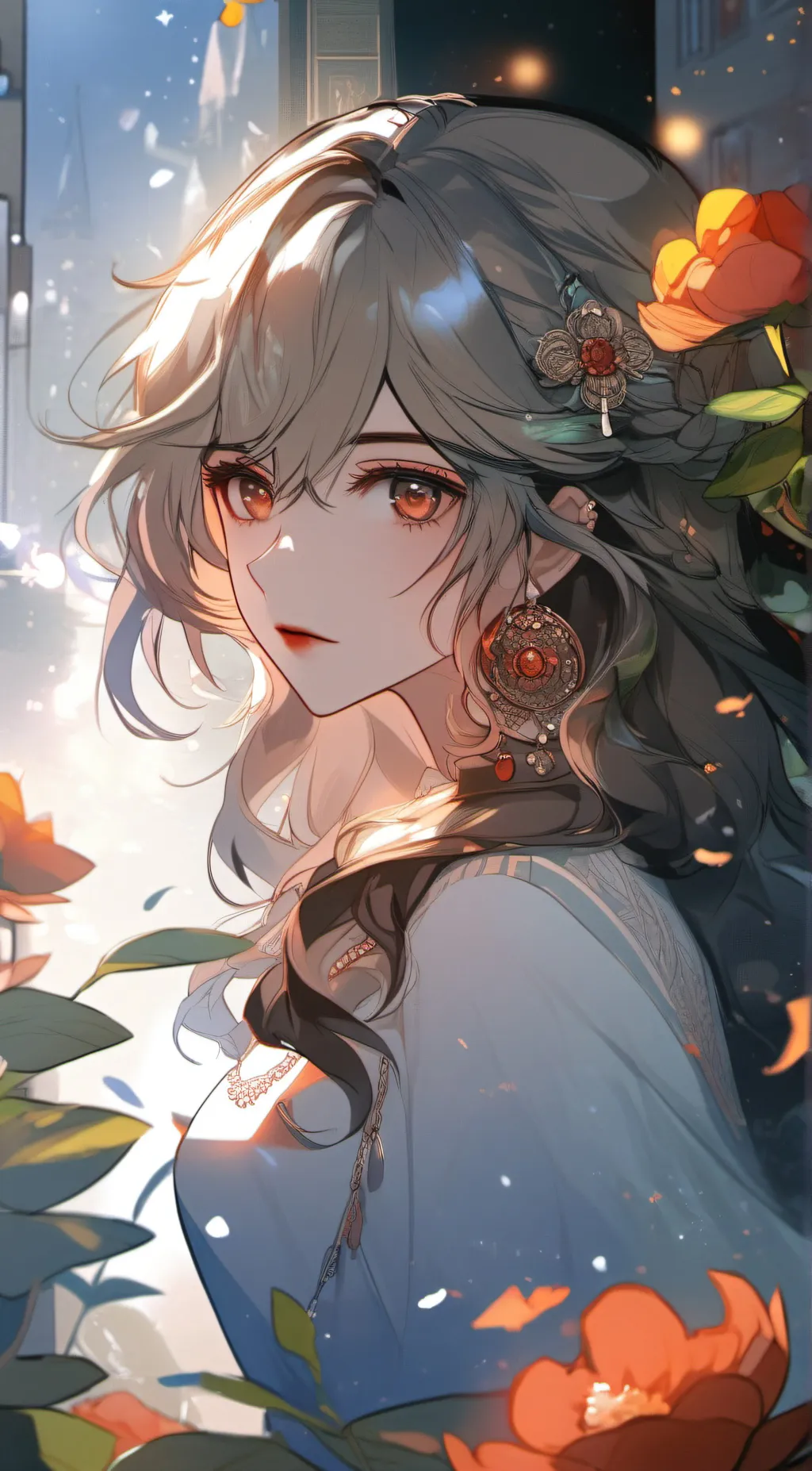 ai character: Lunar background