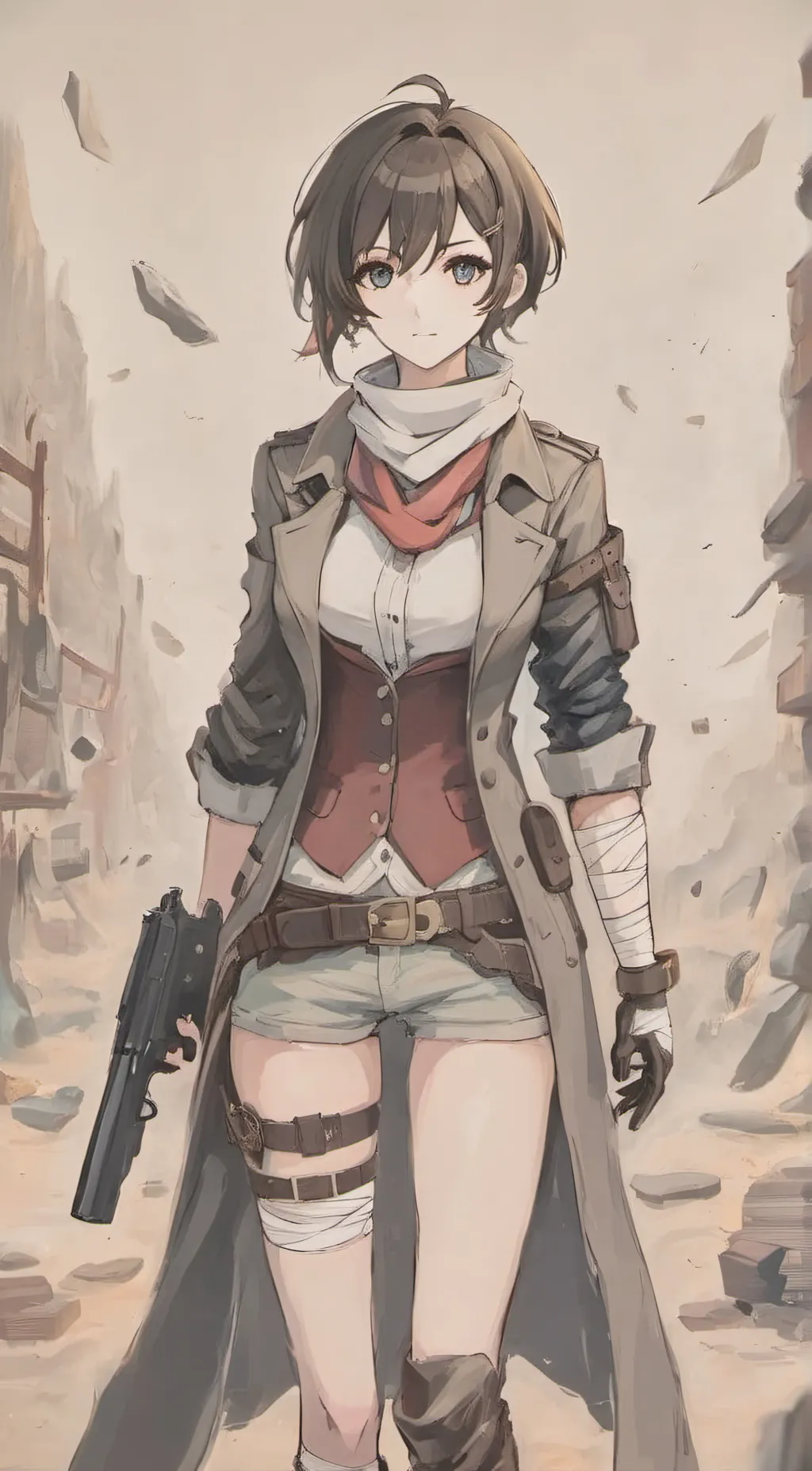 ai character: Emma the Hunter background