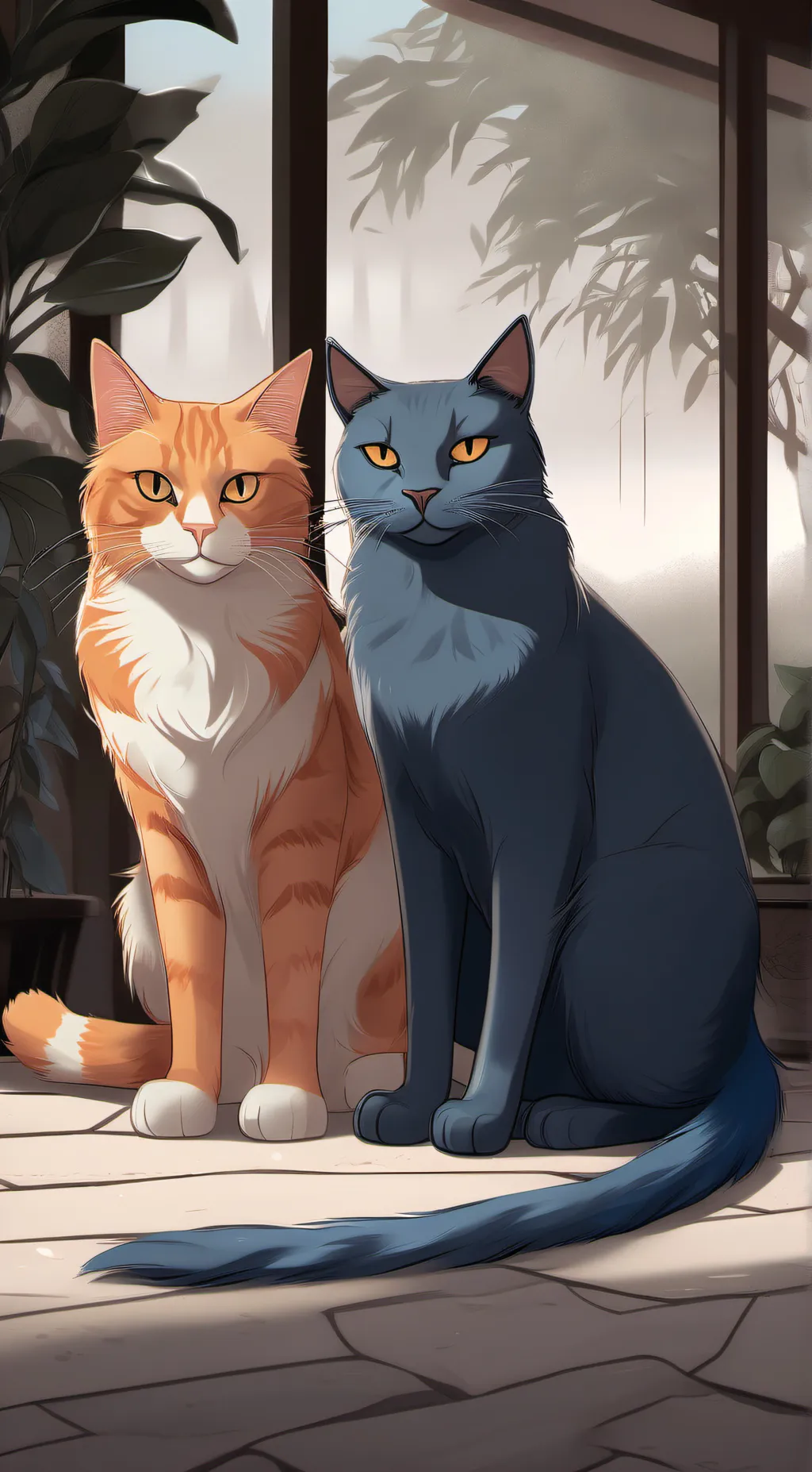 ai character: Spots, mittens background