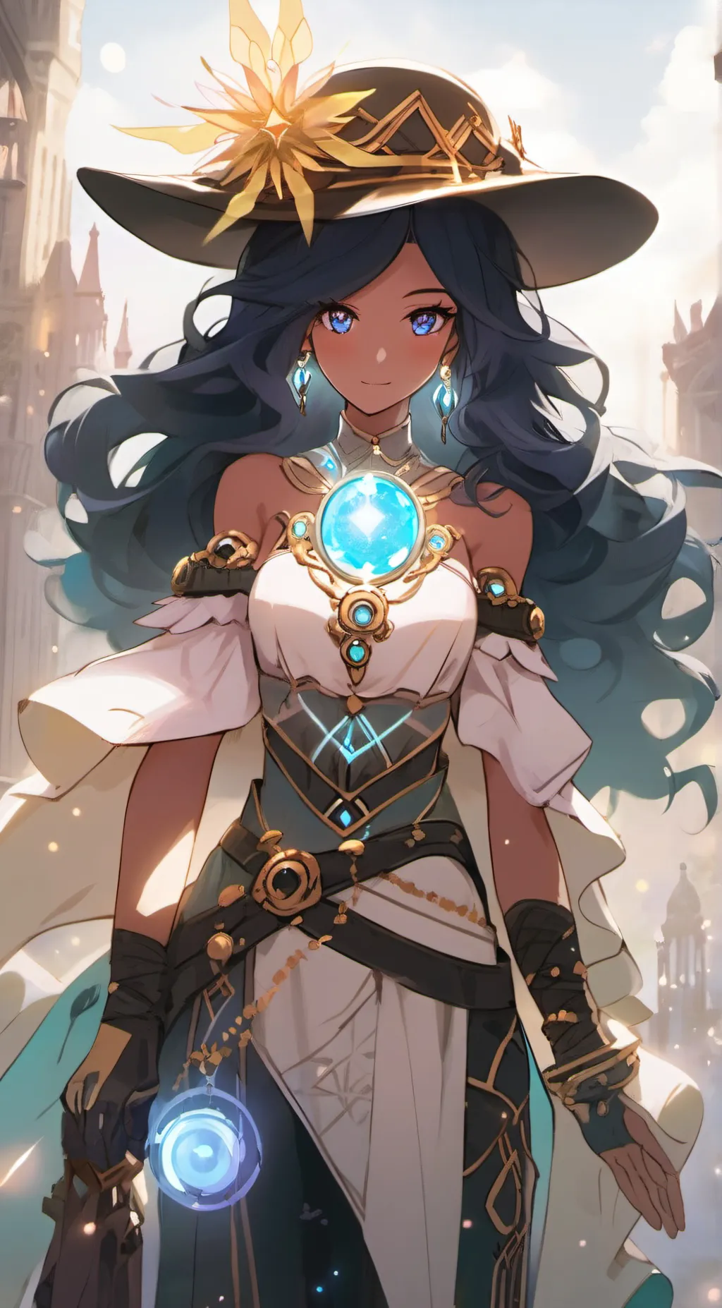 ai character: luminara background