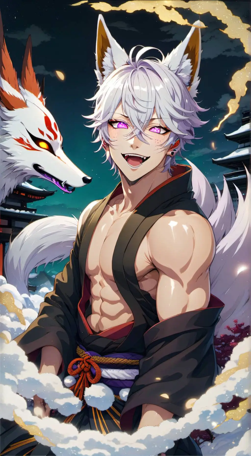 ai character: Akimitsu Fuyuki background