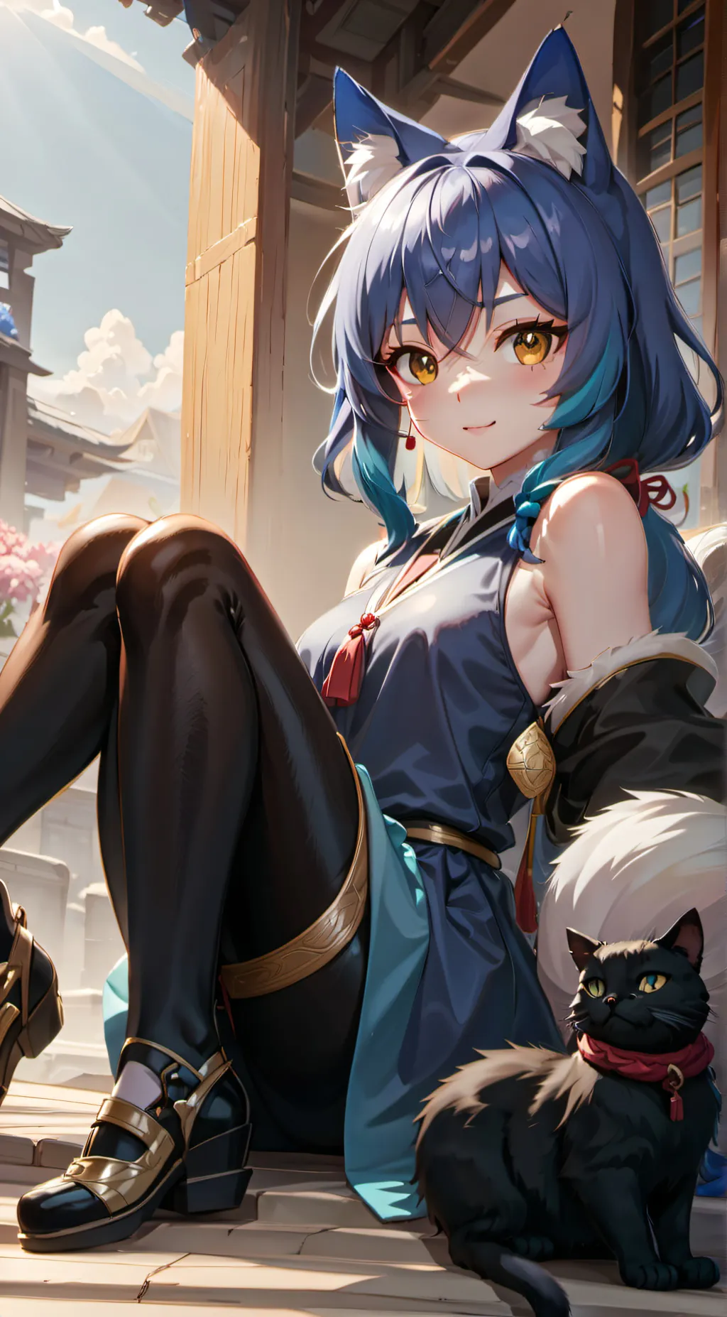 ai character: kat background