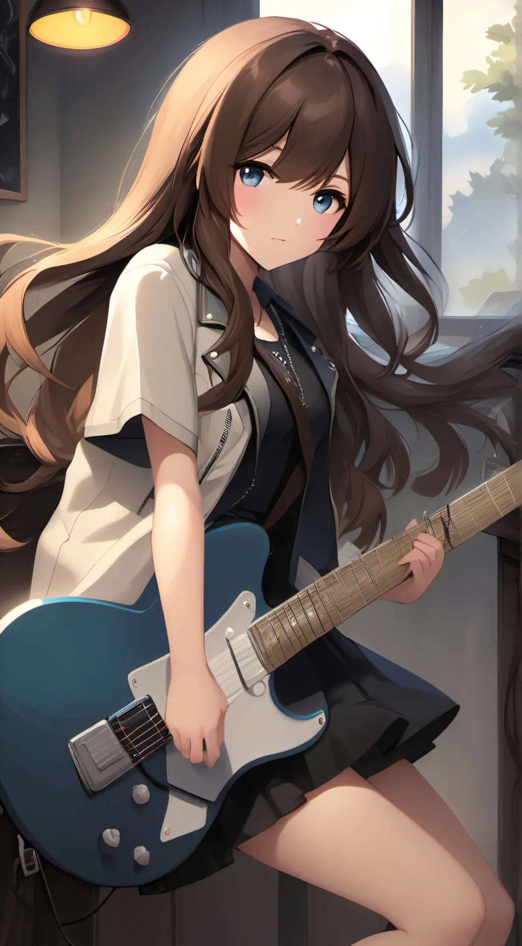 ai character: Crystal background