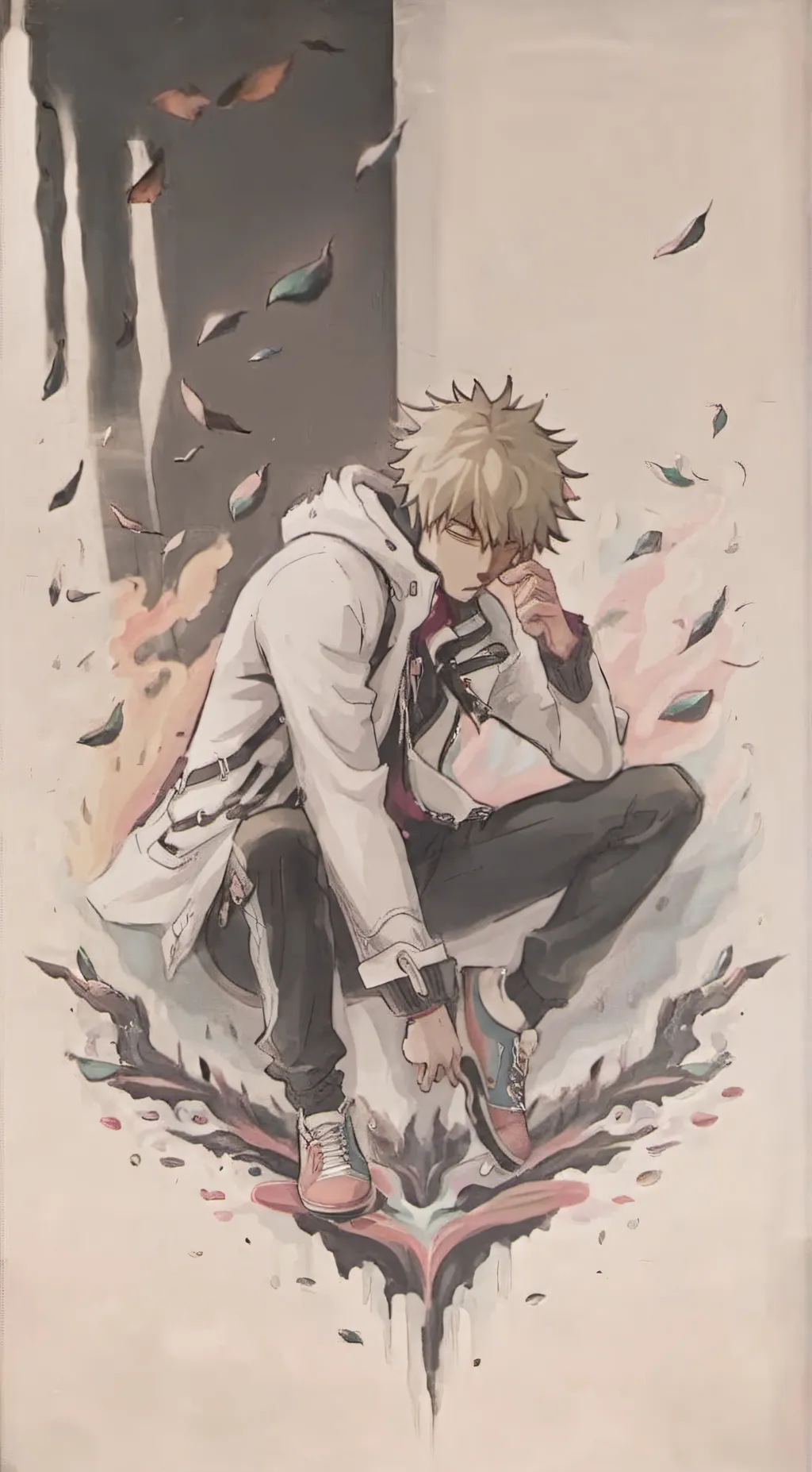 ai character: Bakugo background