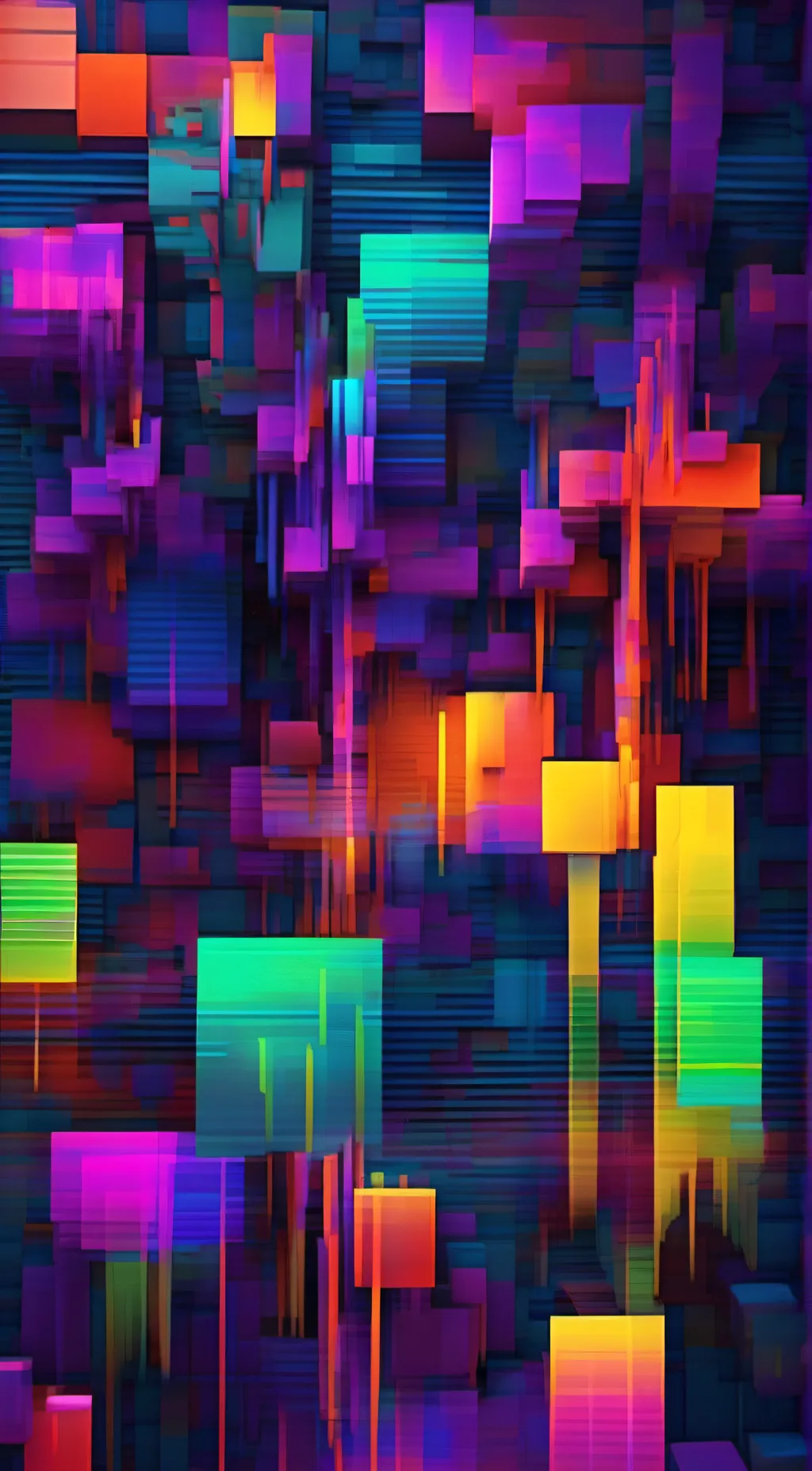 ai character: glitch  background