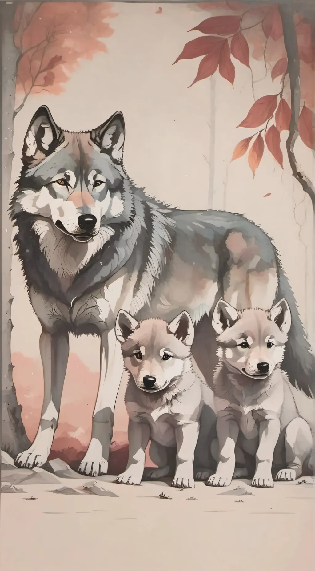 ai character: the wolf fam background