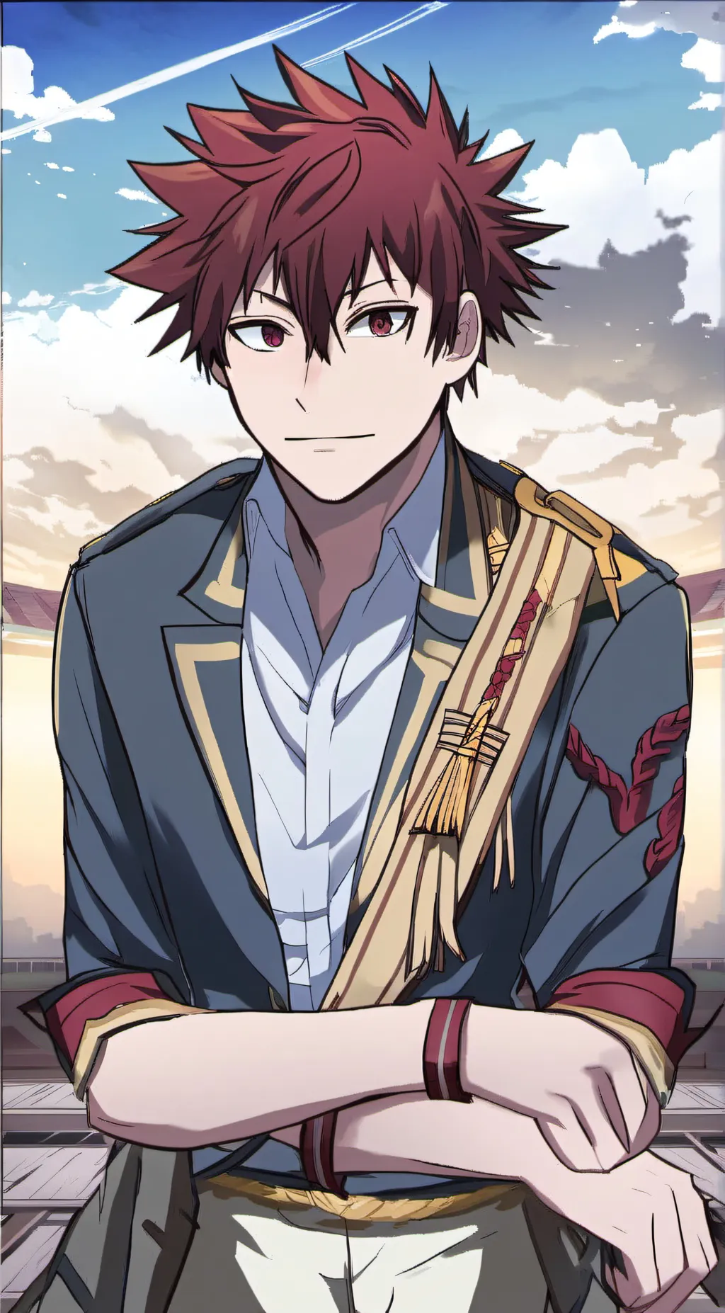 ai character: kirishima background