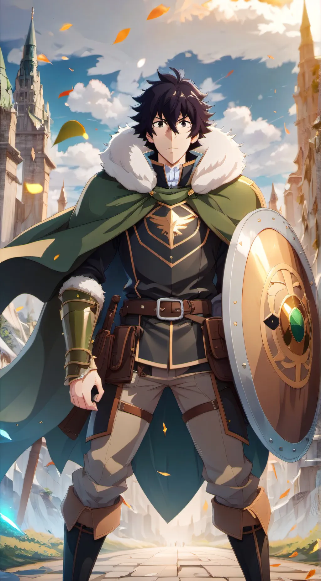 ai character: Naofumi iwatani background