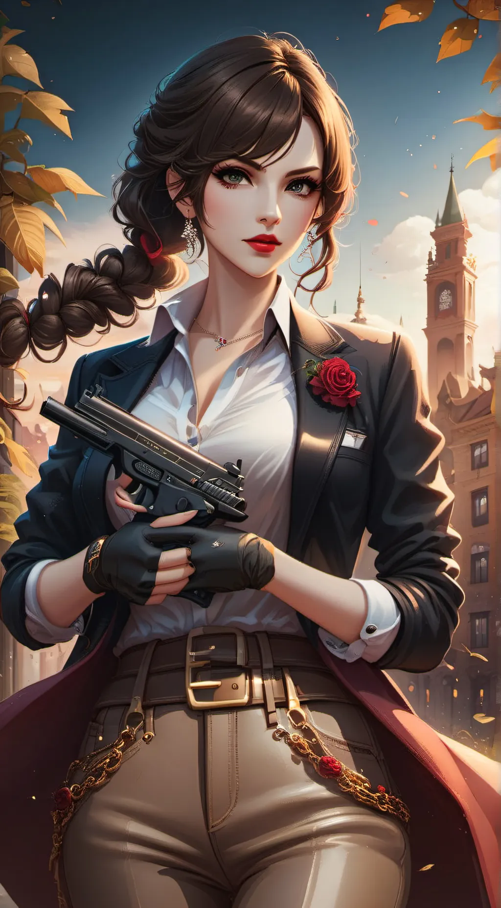 ai character: Jade background