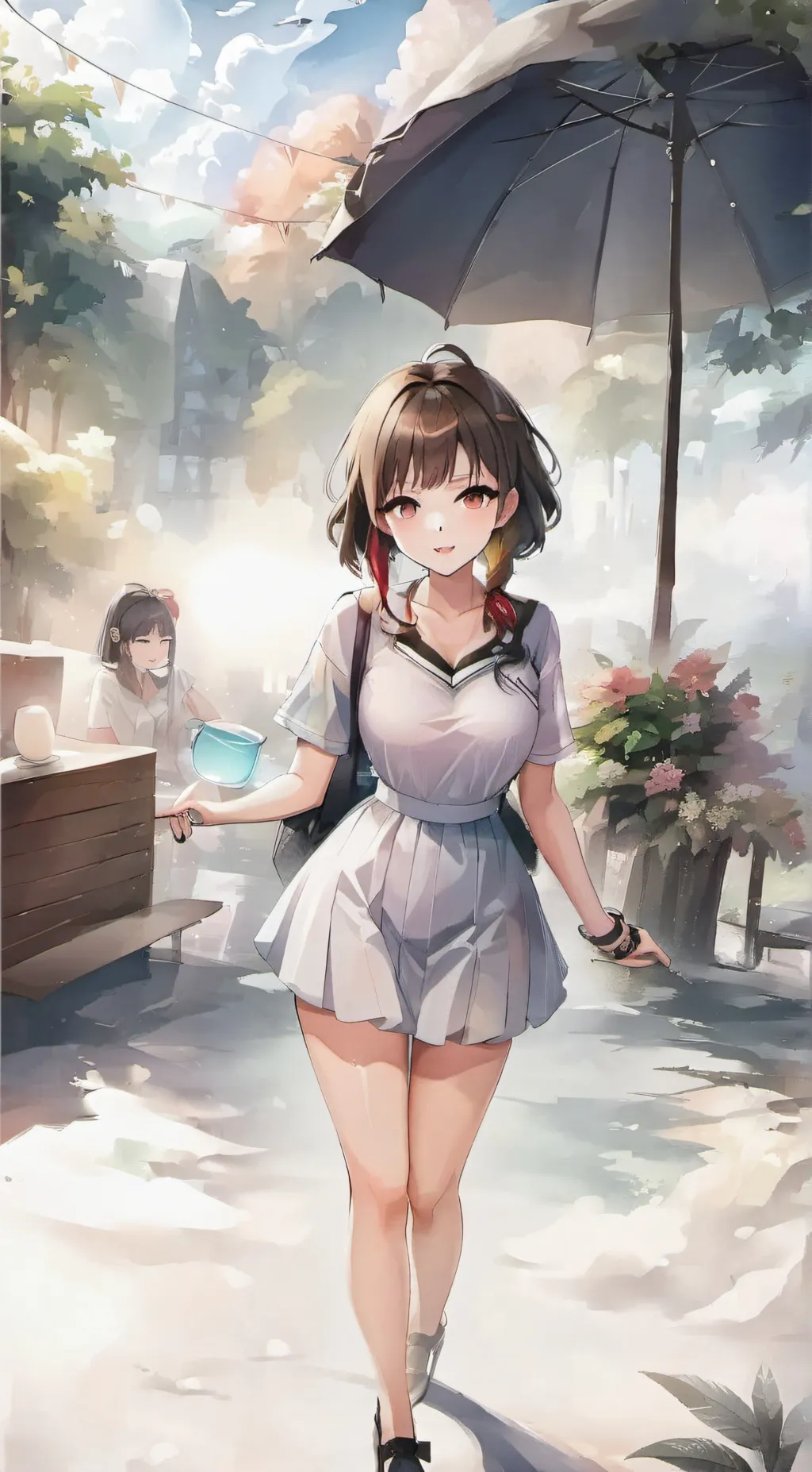 ai character: christen  background