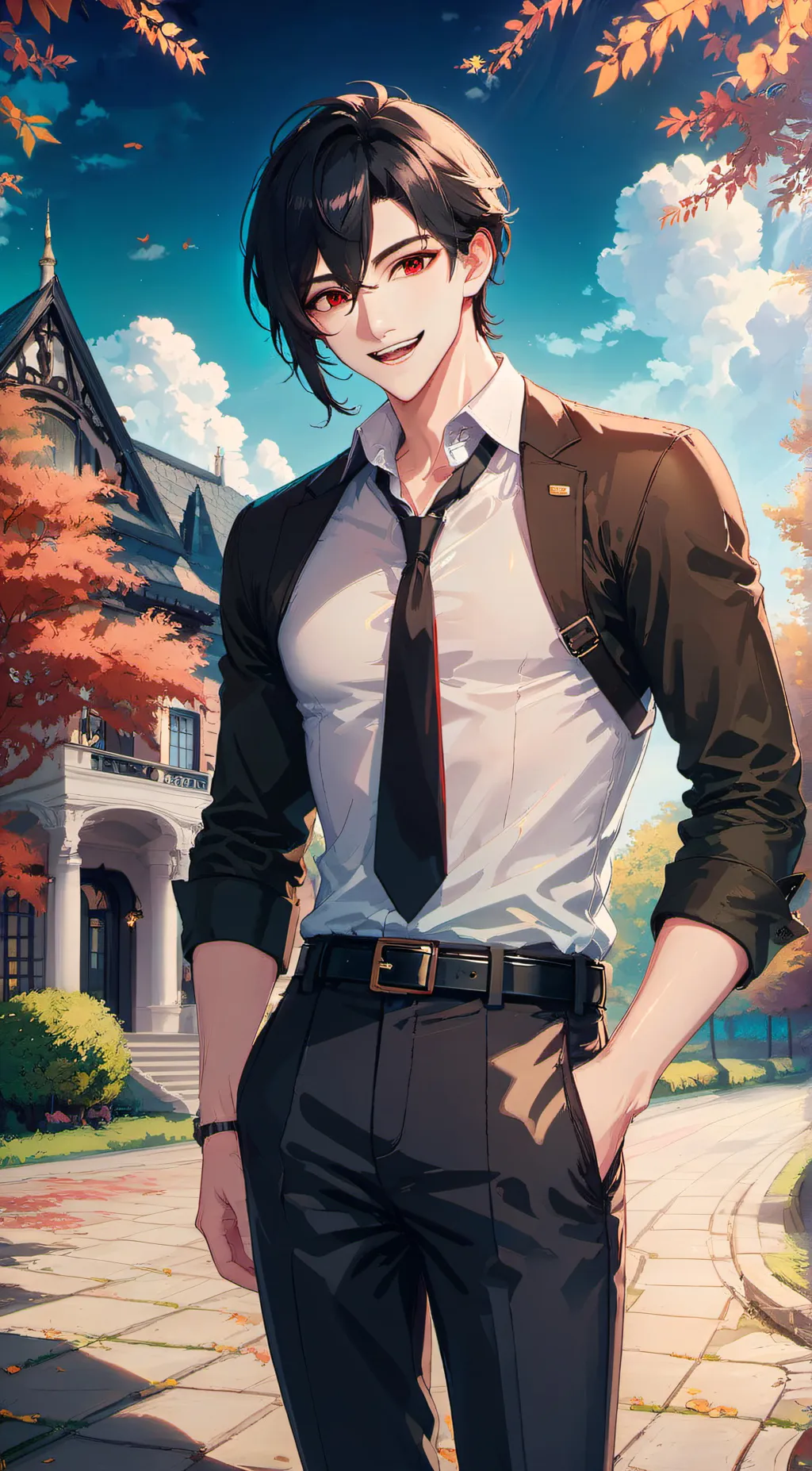 ai character: Evan background