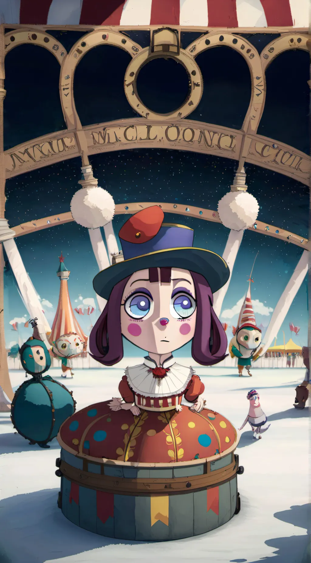 ai character: pomni background