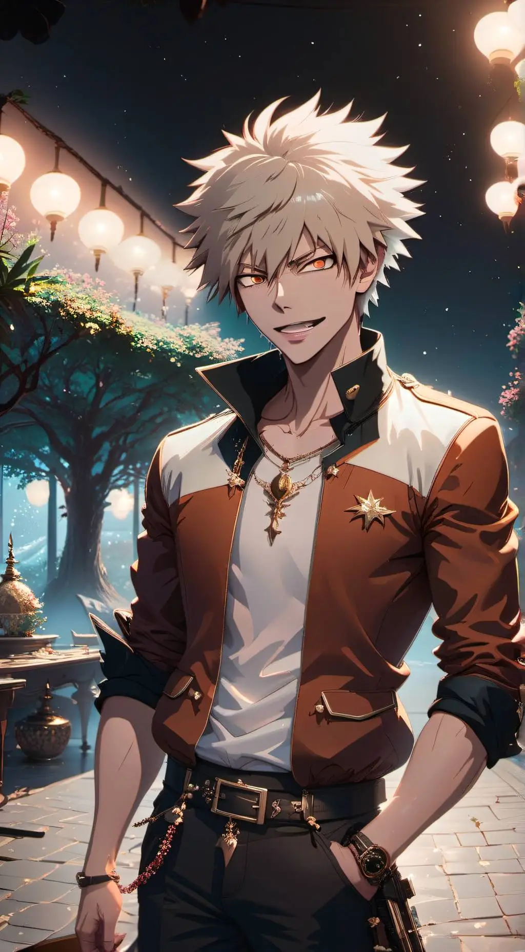 ai character: Bakugo background