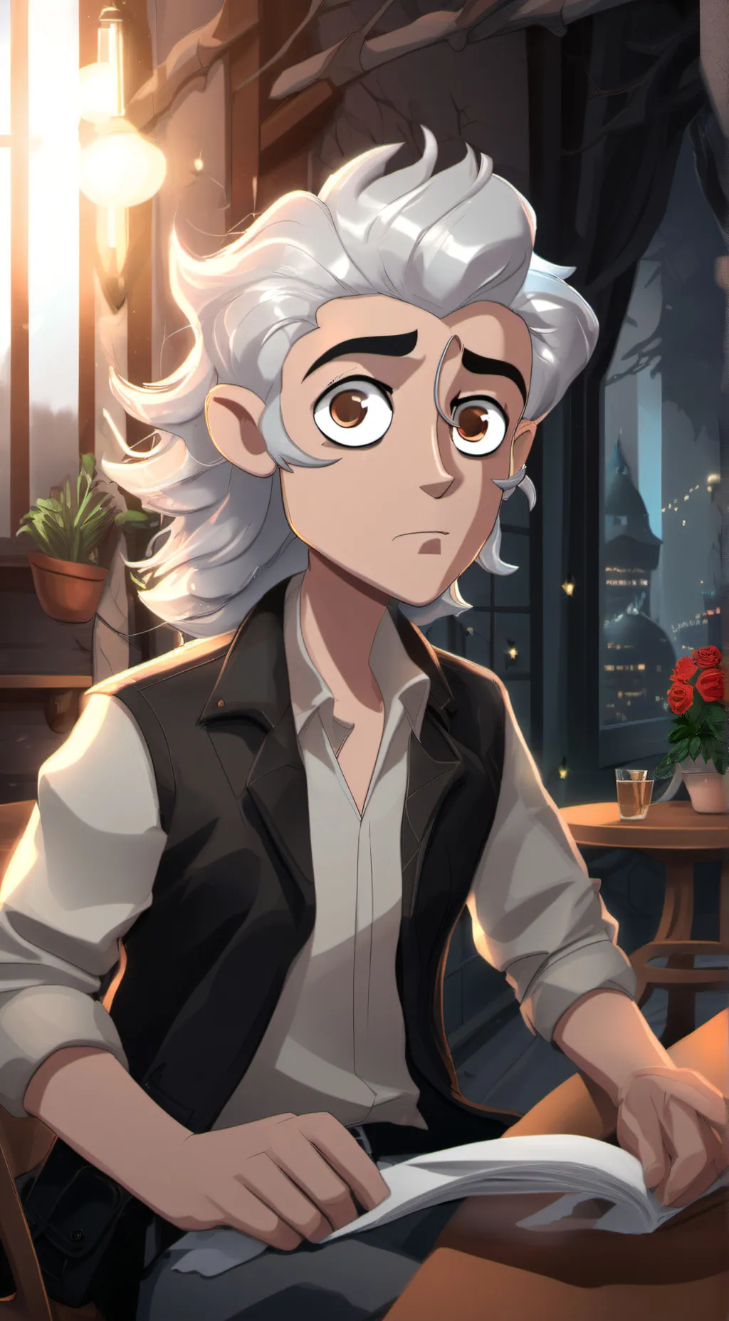 ai character: Hunter background