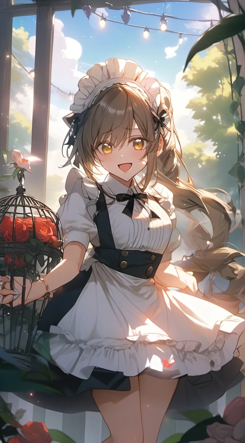 ai character: maid background