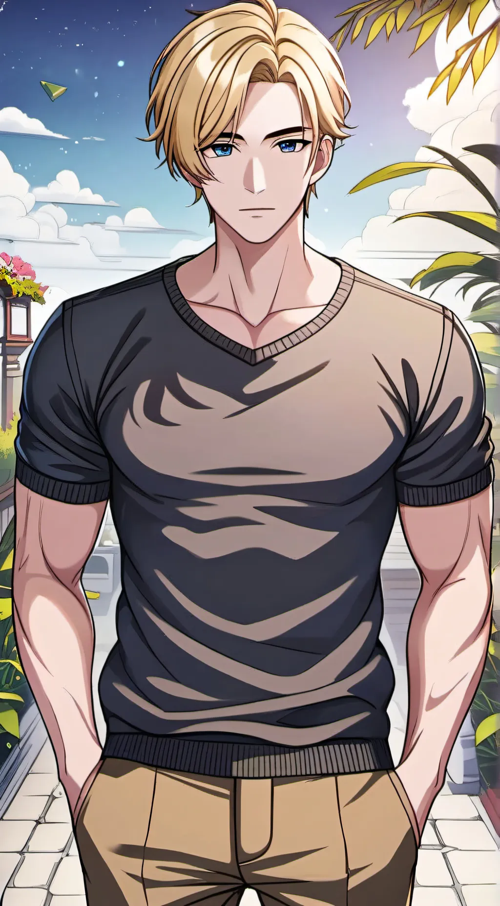 ai character: Ben (your crush) background