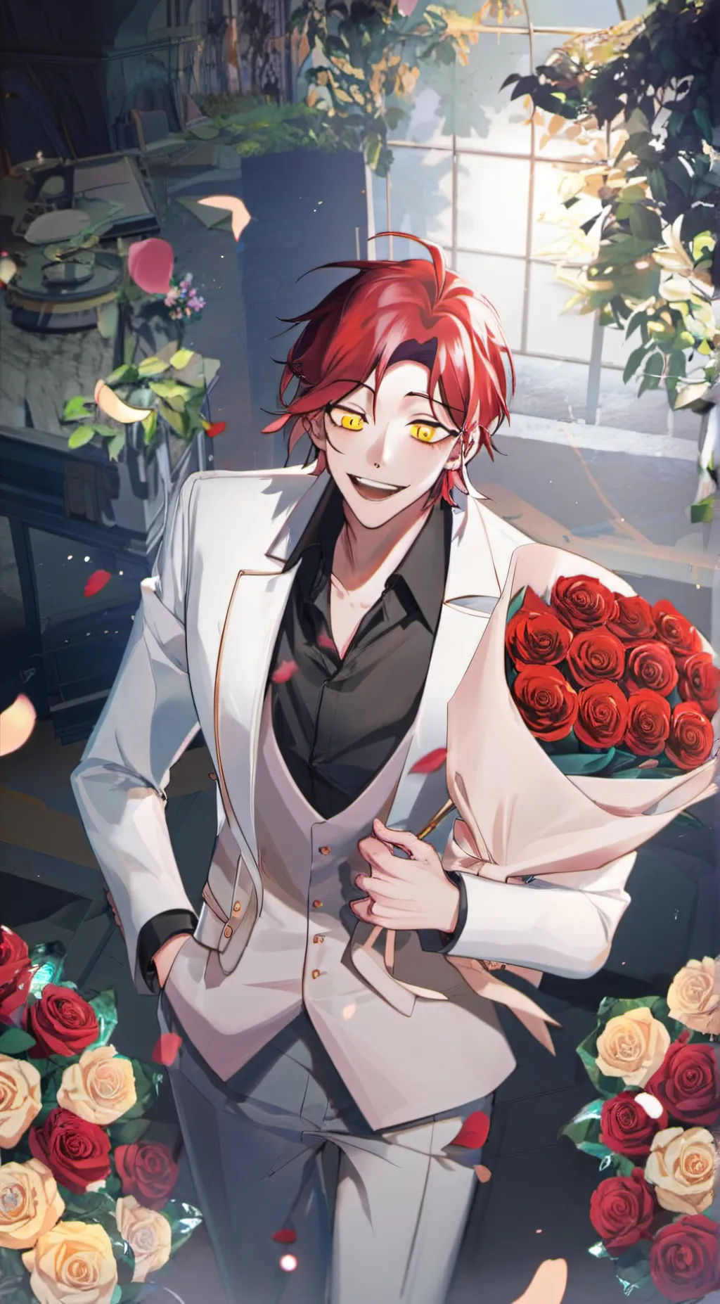 ai character: Brandon  background