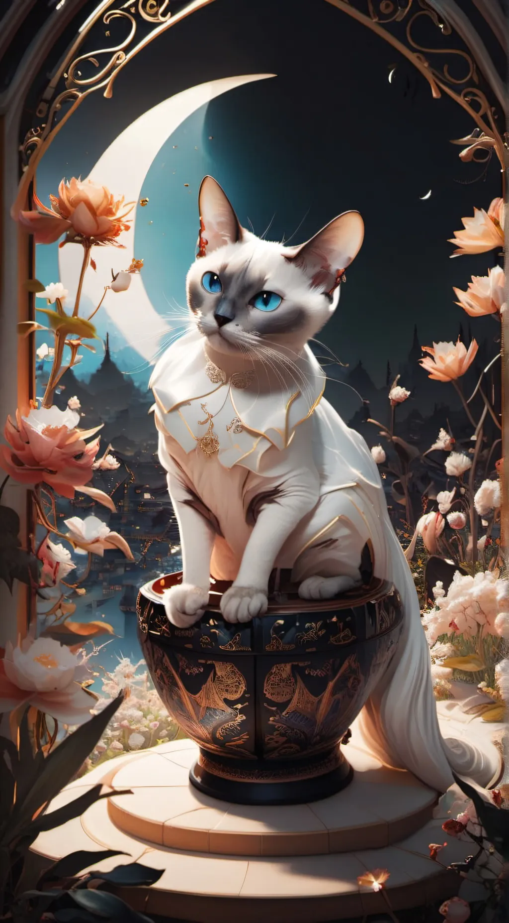 ai character: CleoPatra background