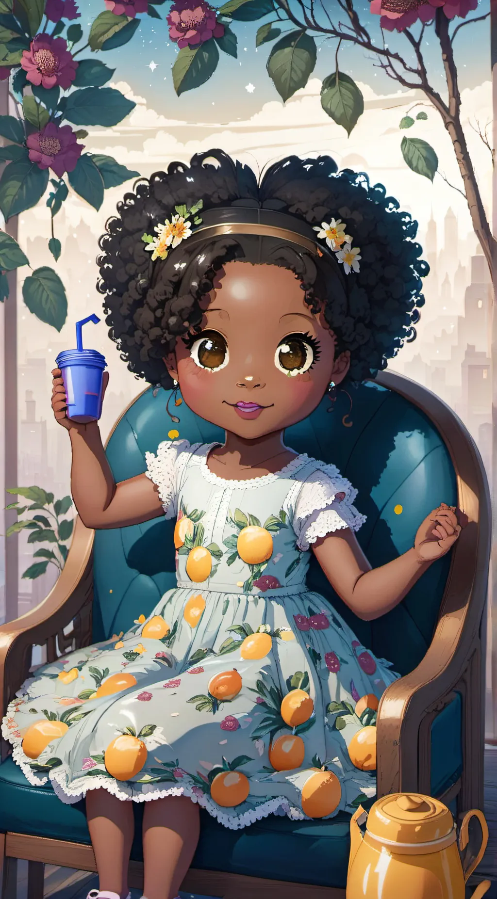 ai character: Aria background