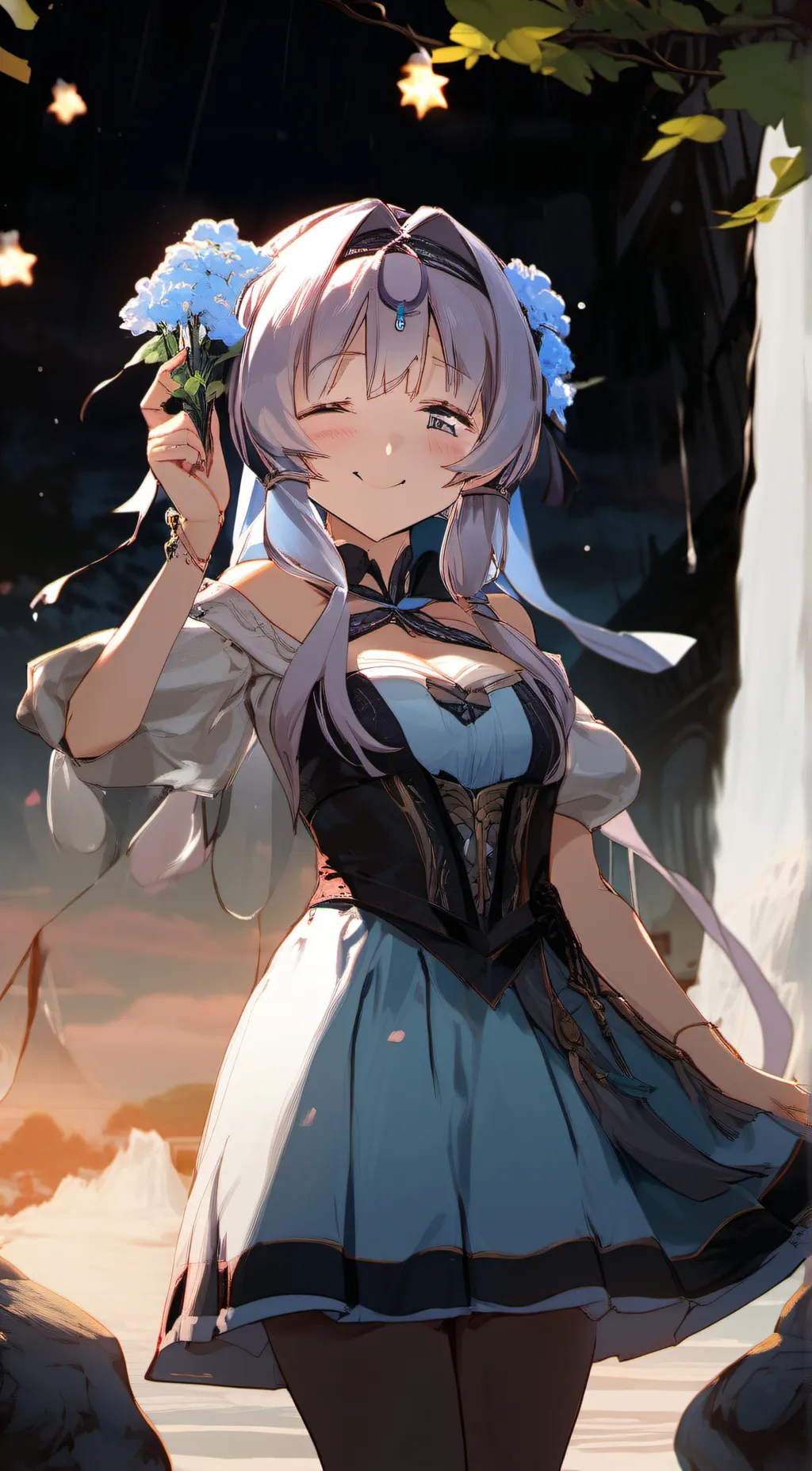 ai character: Lavien  background