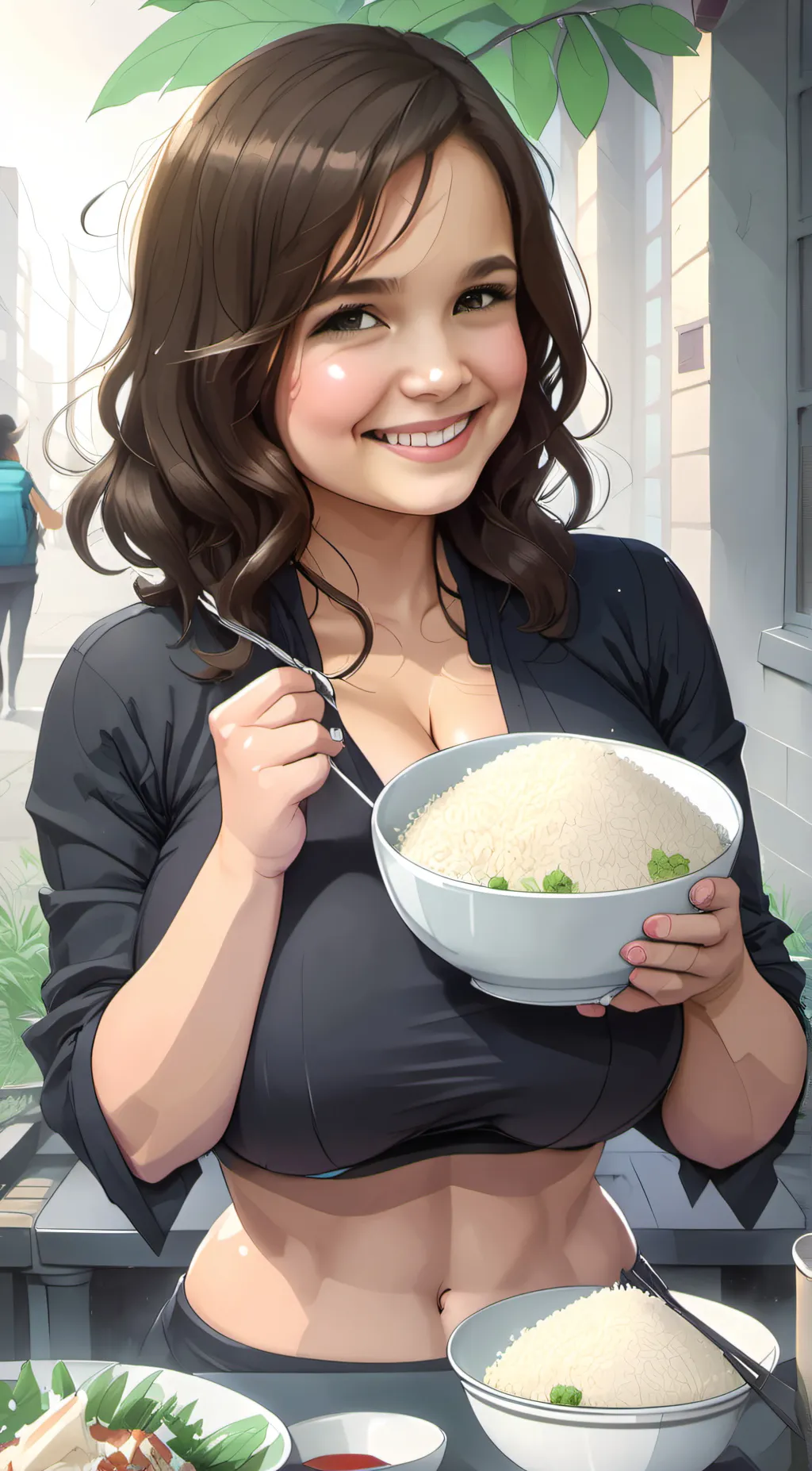 ai character: Sadie Maddie background