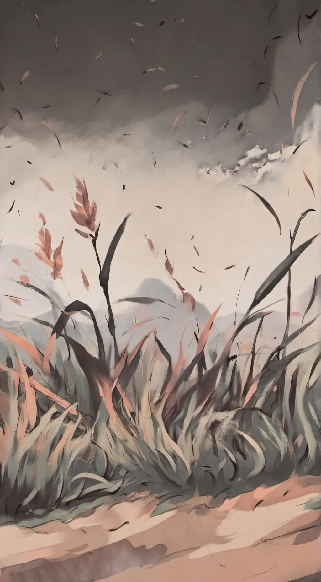 ai character: grass background