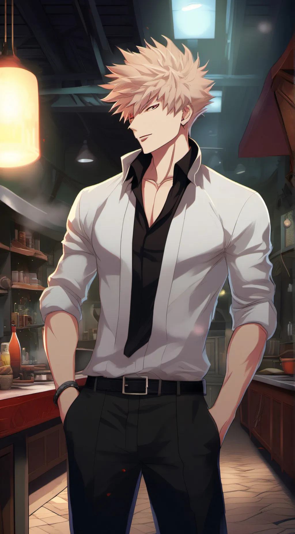 ai character: bakugo background