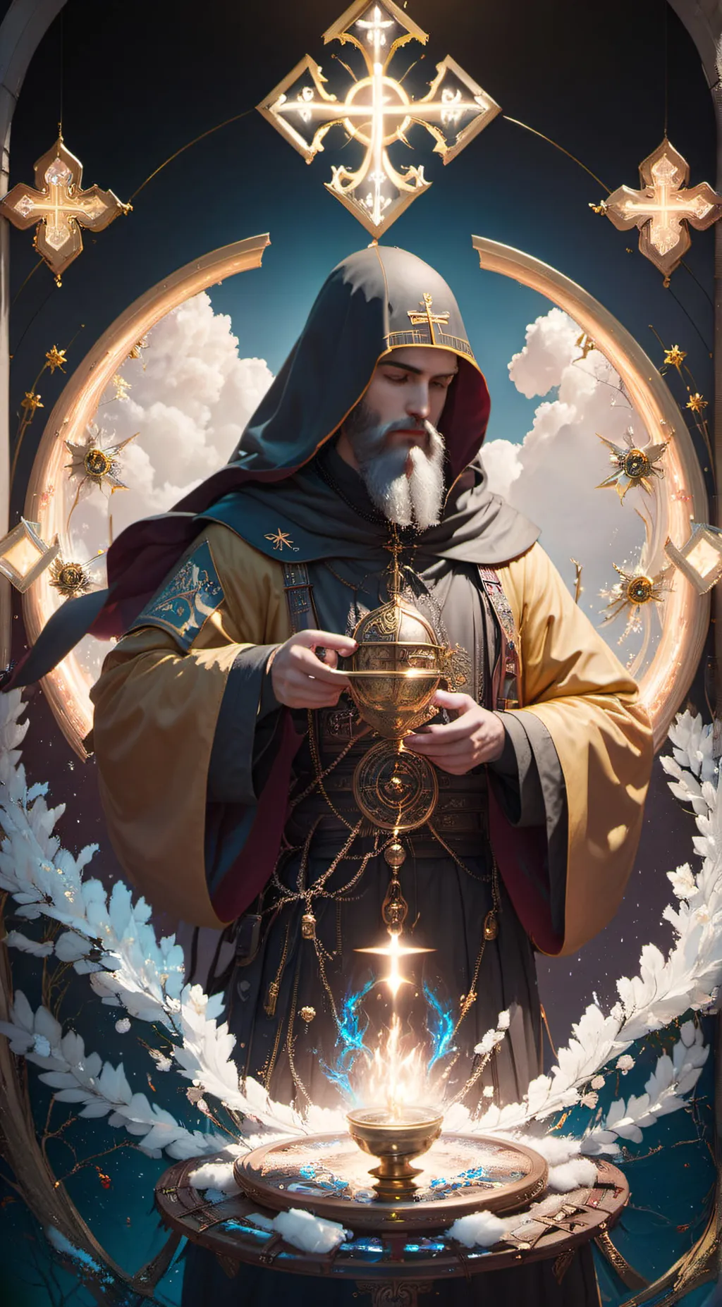 ai character: Brother Linus background