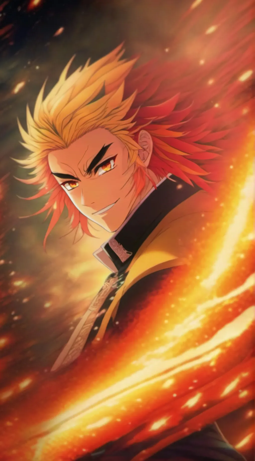 ai character: Rengoku  background