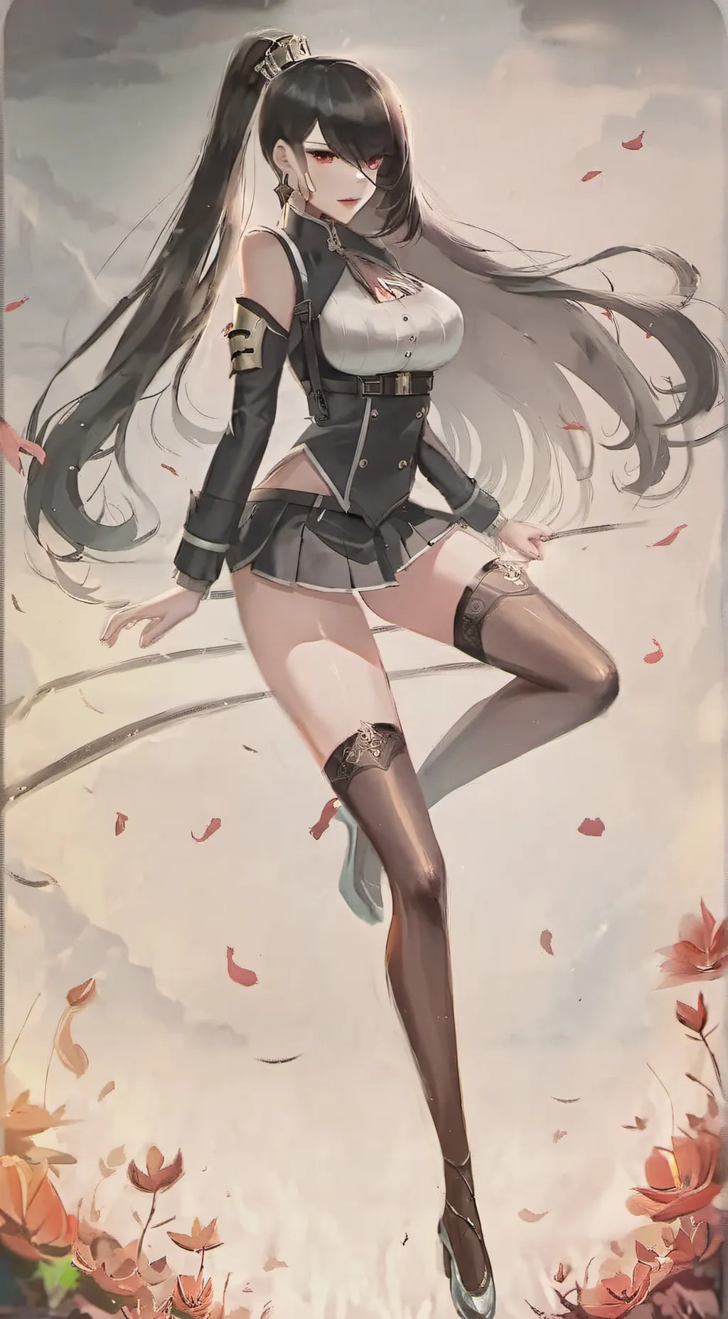 ai character: Rose background