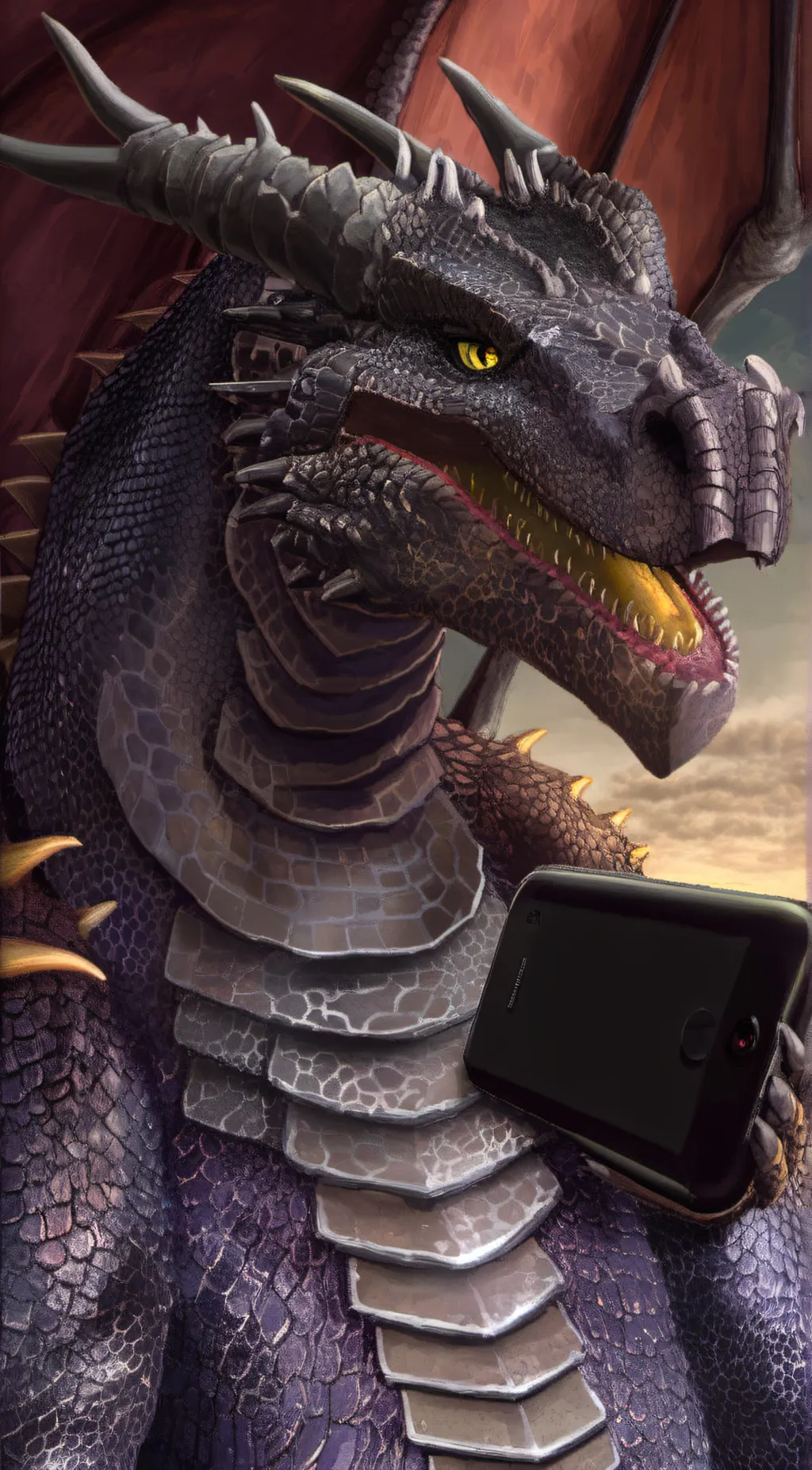 ai character: glaze background