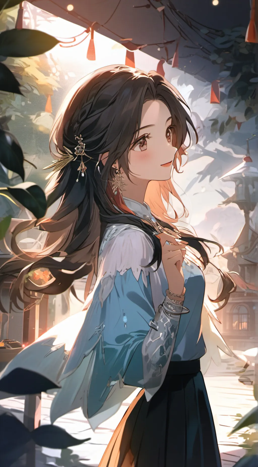 ai character: lbiy background