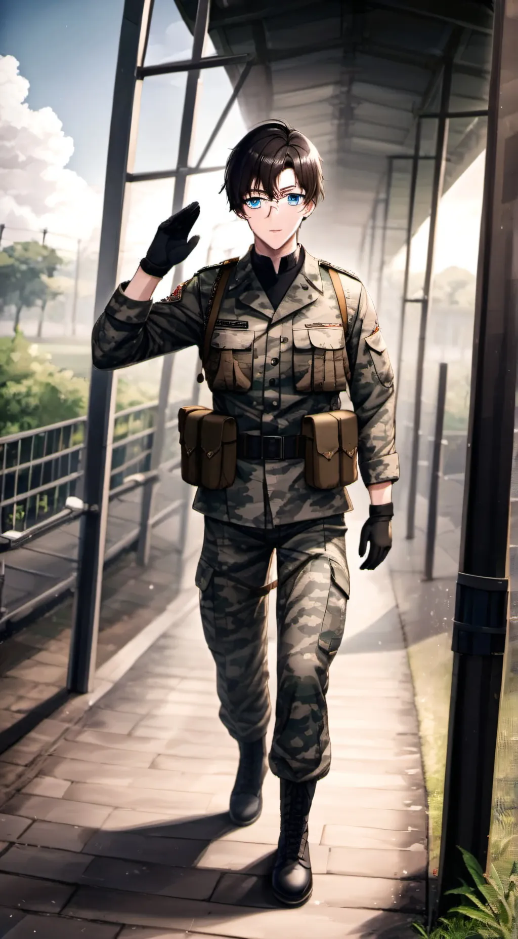 ai character: Corporal smith  background